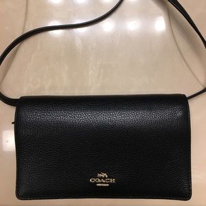Coach leather crossbody purse